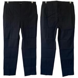 NEW HILARY RADLEY Built in Tummy Control Panel Ankle Pants Size Small Black